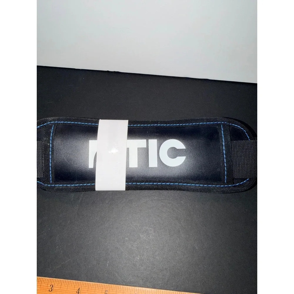 RTIC Black Padded Adjustable Cooler Bag Shoulder Strap Blue Stitch Replacement